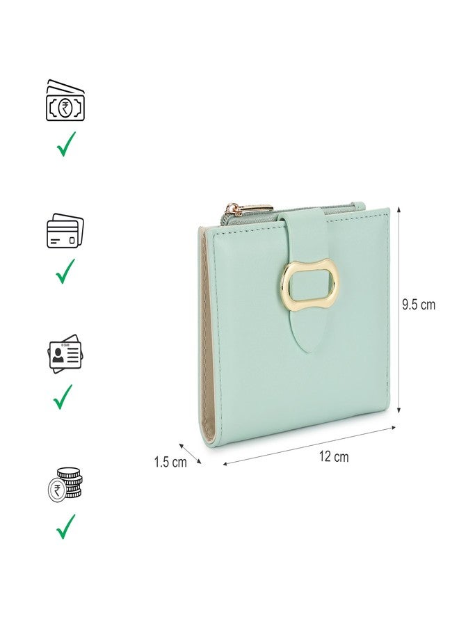 Fastrack Women's Buckle Flap Two-Fold Wallet | Multiple Card Slots, Cash Slots, Zip Coin Pocket, Buckle Design Flap | Stylish & Secure | 6 Months Warranty - Image 4